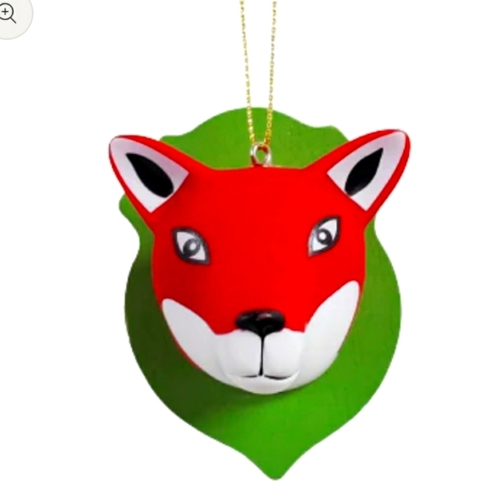 Wondershop Mounted Fox Head Ornament